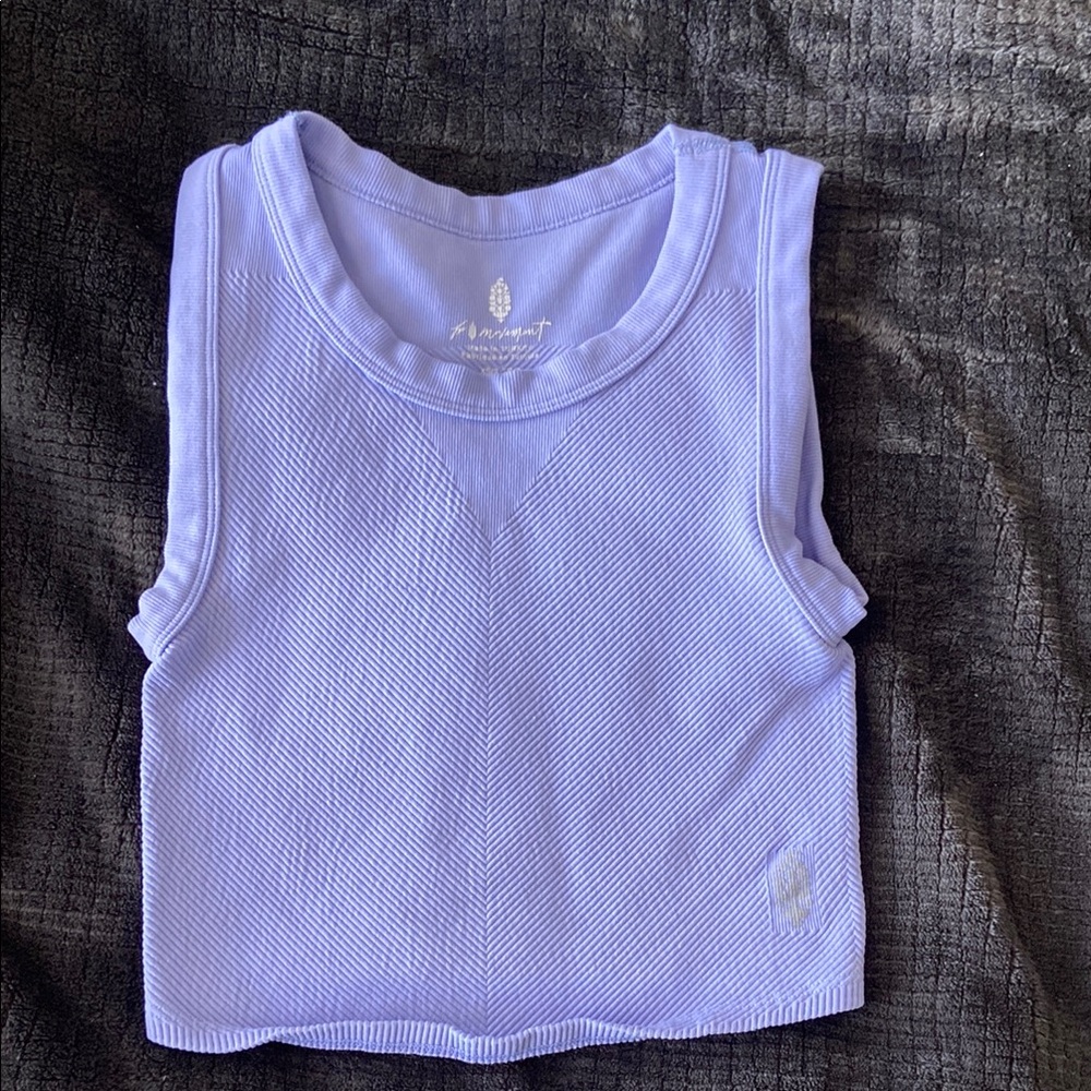 Free People Lavender Crop Top